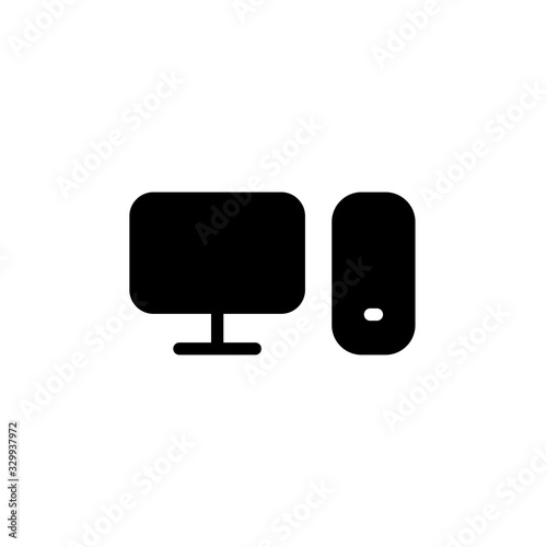 Vector illustration, PC icon design