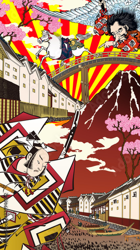和風コラージュ　その44