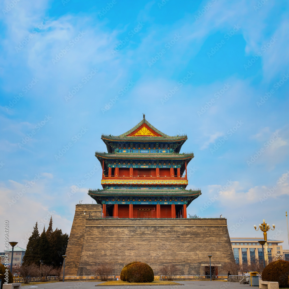 Qianmen or Zhengyangmen Gate at the Entrance of Tiananmen Square in Beijing, China Qianmen or Zhengyangmen Gate at the Entrance of Tiananmen Square in Beijing, China