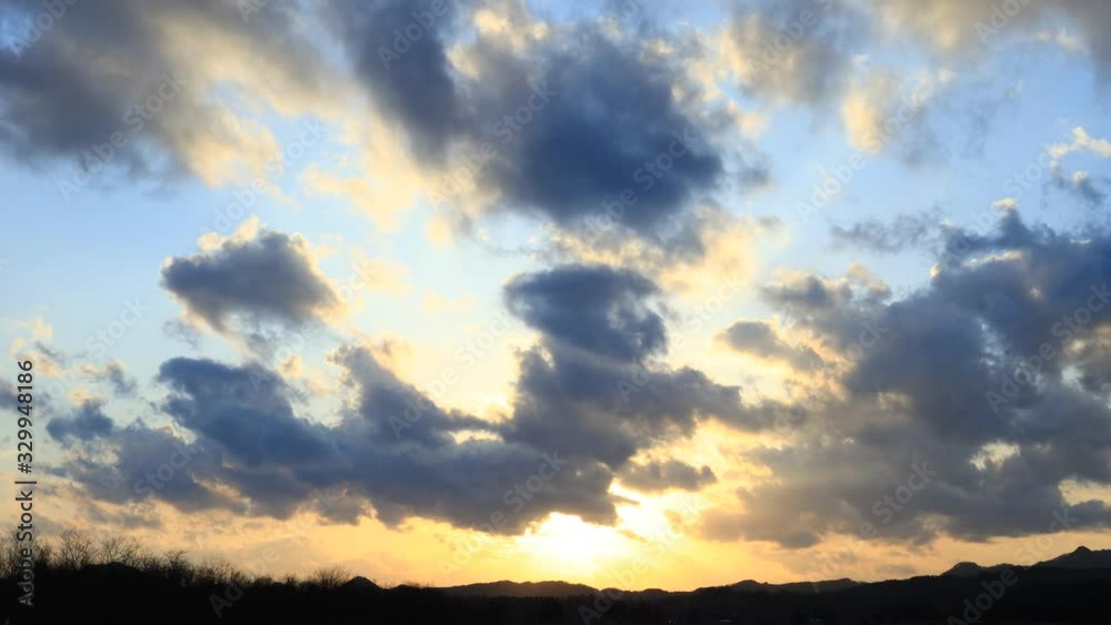 美しい夕焼け空 グラデーション 美しい夕焼け空 グラデーション