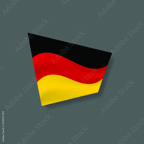  Germany flag vector  national sign