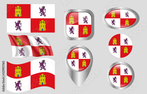 Flag of Castile and León, Spain