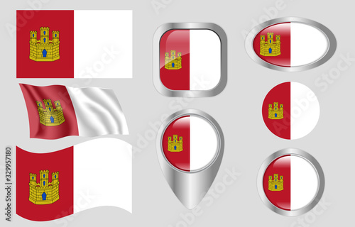 Flag of Castile-La Mancha, Spain