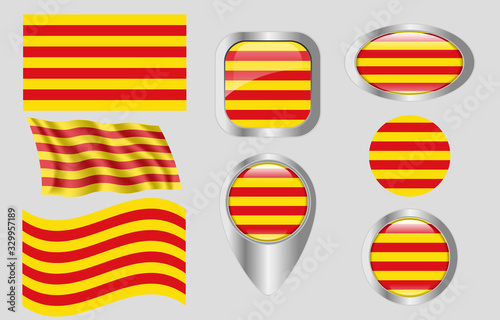 Flag of Catalonia  Spain
