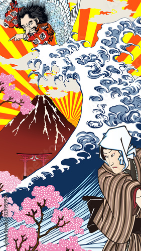 和風コラージュ　その53