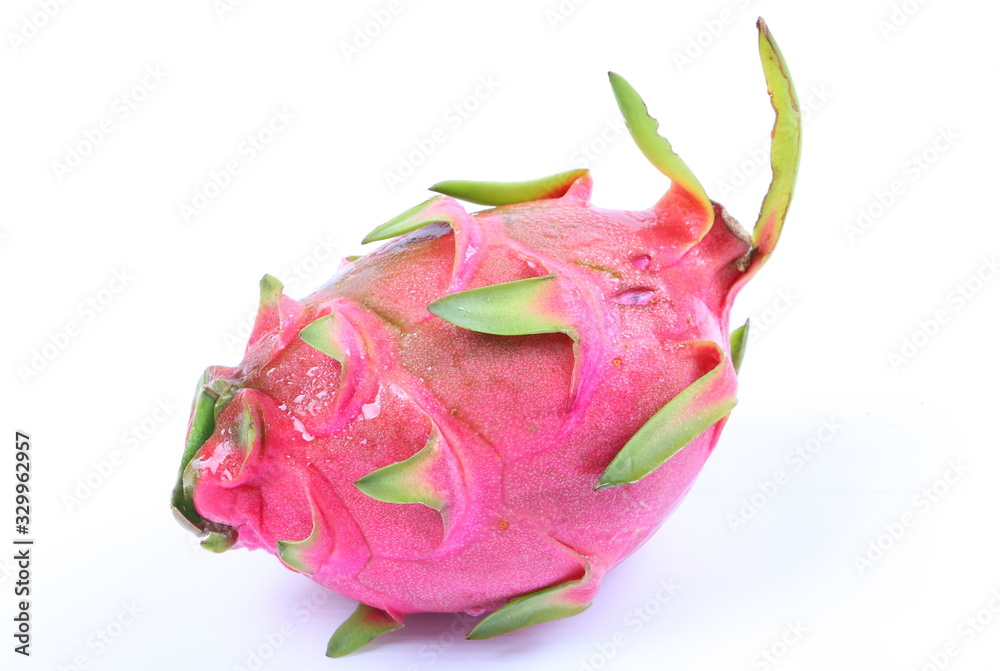 Dragon Fruit isolated against white background. Dragon Fruit isolated against white background.