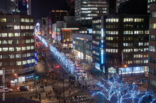 冬の駅前通り / 北海道札幌市の観光イメージ