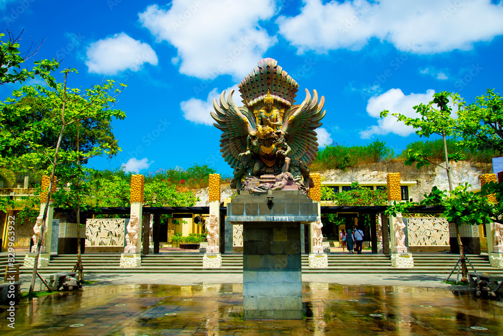 Garuda Fountain Statue in Plaza Kencana - Bali - Indonesia