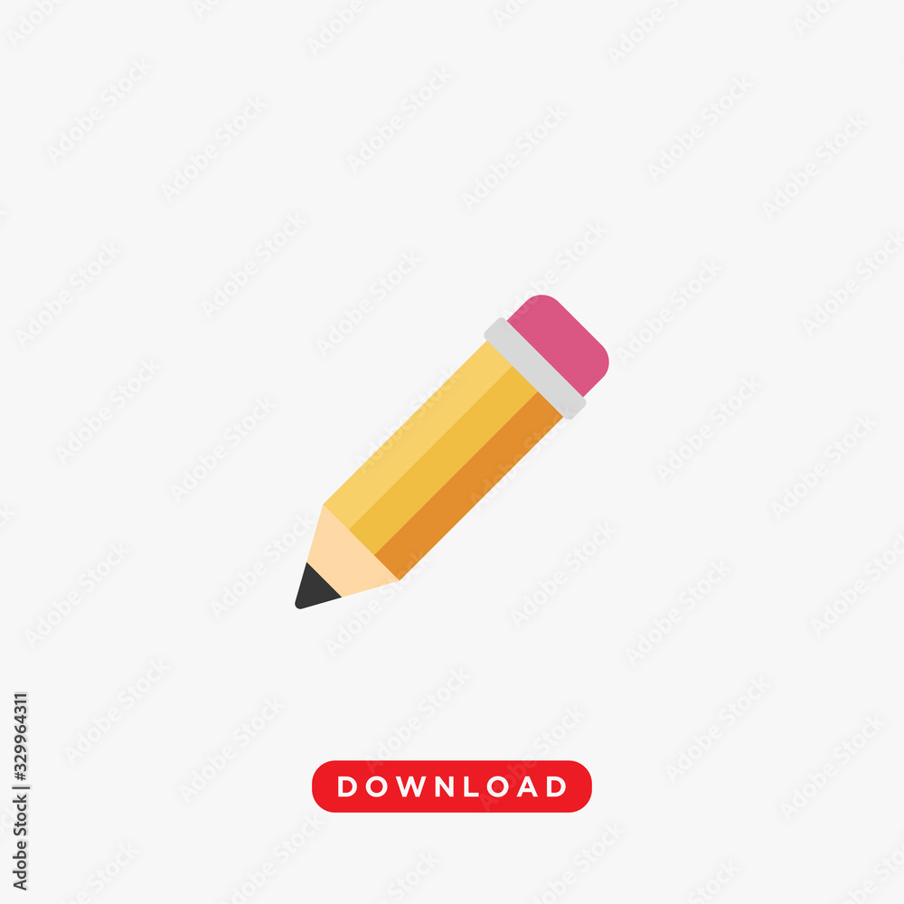 Pencil Icon Design, Vector EPS10 Pencil Icon Design, Vector EPS10