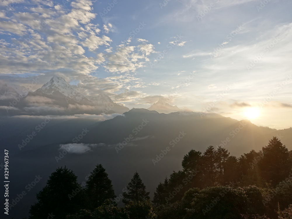 Obraz premium 達成の朝焼け3