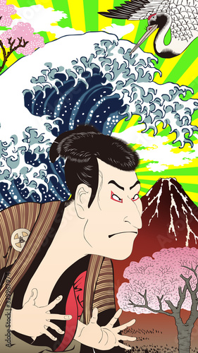 和風コラージュ　その61