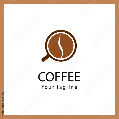 logo template design coffe premium for your brand 