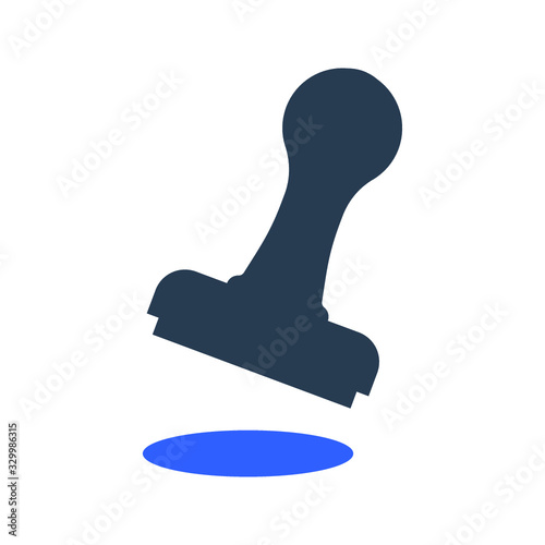 Stamp, approved icon