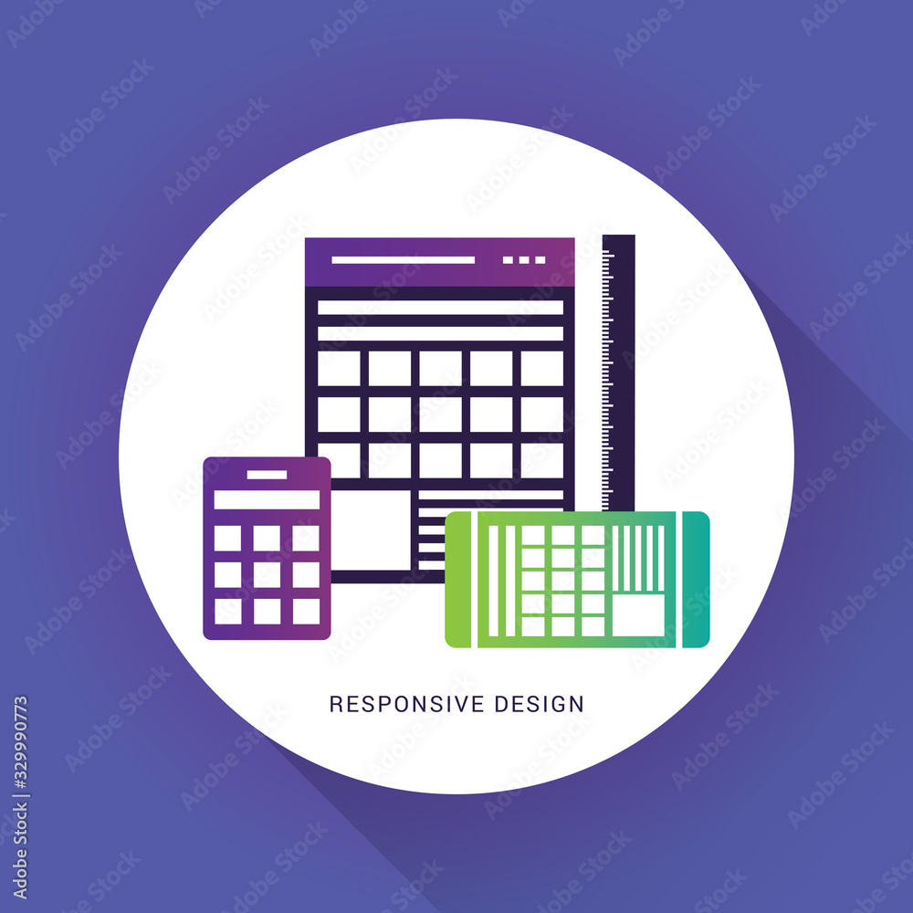 Responsive Web Design concept Responsive Web Design concept