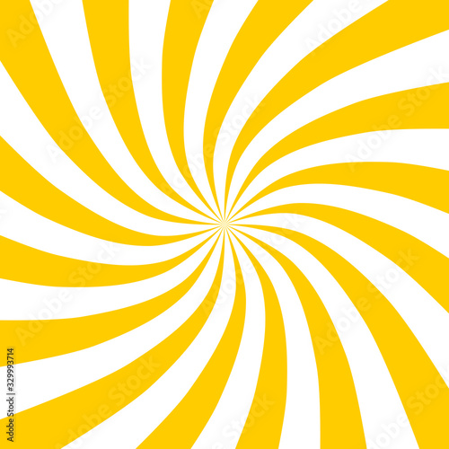 Radius of Yellow and White Background. Abstract Color Background.