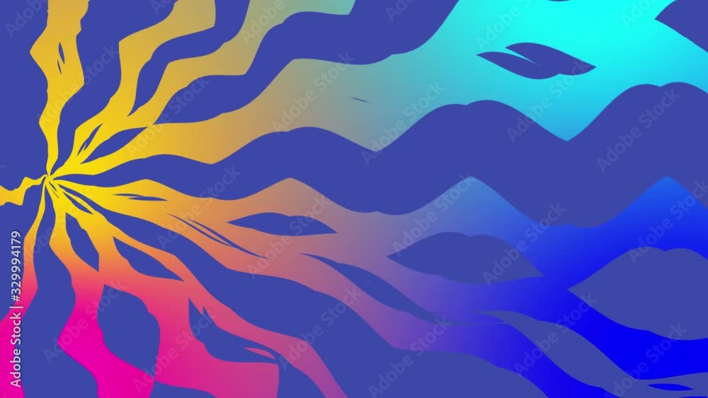 Colorful gradient abstract rough zooming line graphic animation background footage. Colorful gradient abstract rough zooming line graphic animation background footage.