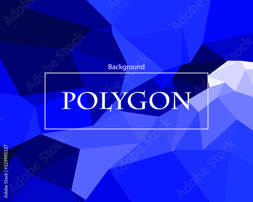 Blue square mosaic background Used as a template vector illustration