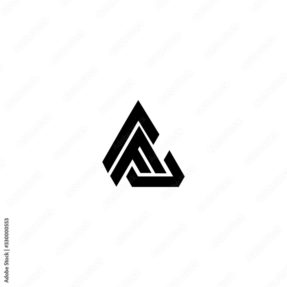 FC CF F C Letter Logo Design Vector FC CF F C Letter Logo Design Vector