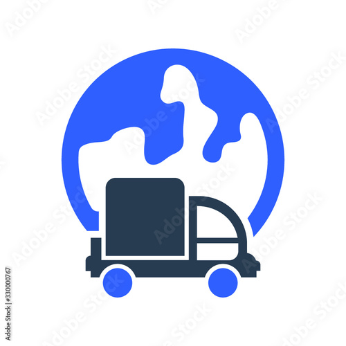 Worldwide delivery icon