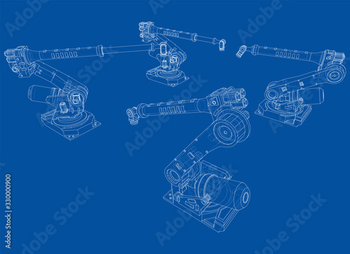 A industral robots manipulators