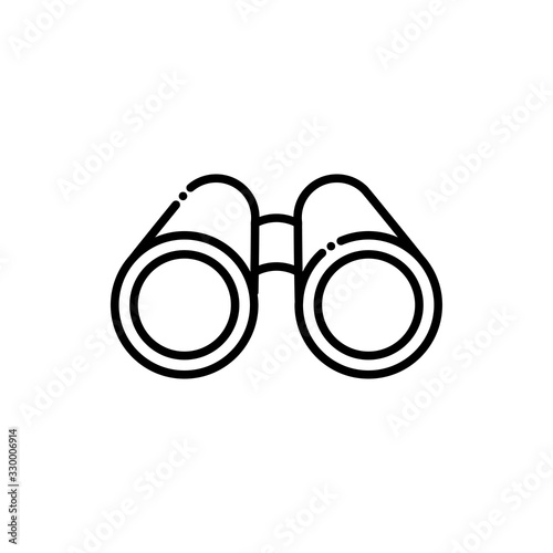 Binoculars  Vector Icon Line style Illustrations.