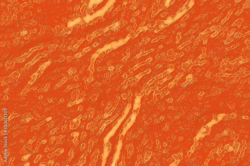Rough orange background design template of Lush Lava color popular in 2020, gradient texture - CG illustration Rough orange background design template of Lush Lava color popular in 2020, gradient texture - CG illustration