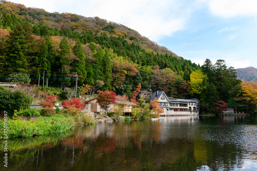 Lake Kinrinko is another natural landmark of Yufuin besides Yufu Mountain