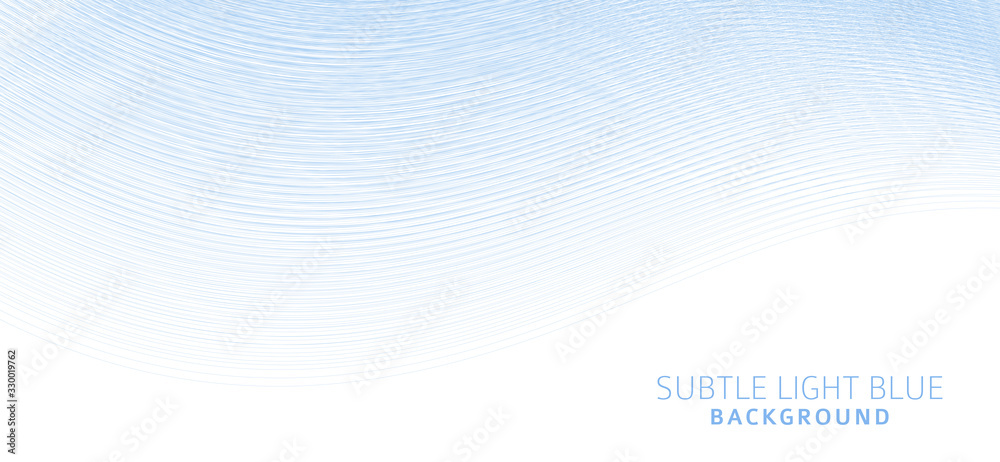 Clear background with thin wavy pale blue lines. Subtle pattern