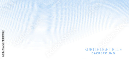 Clear background with thin wavy pale blue lines. Subtle pattern