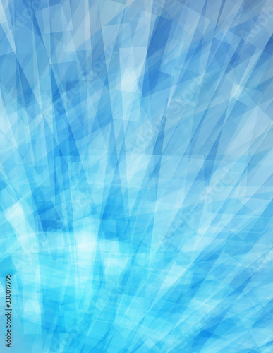 Chaotic blue textured background. Vector pattern photo