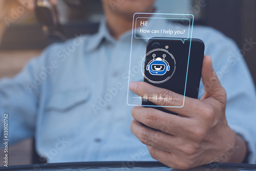 Obraz na płótnie Chatbot assistant, Ai Artificial Intelligence