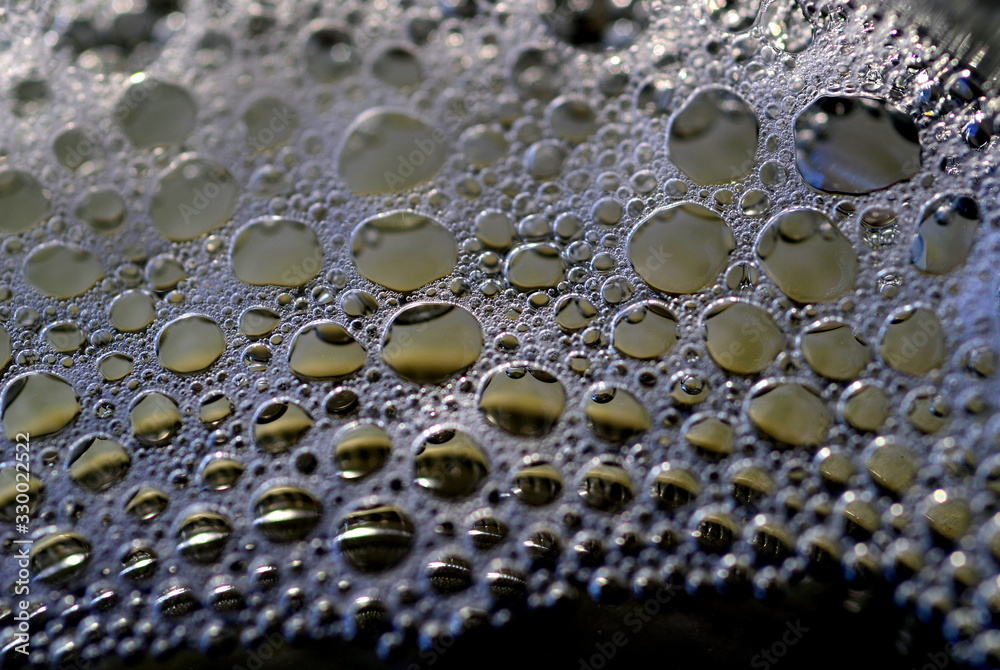 Schaumbläschen auf dem Wasser Schaumbläschen auf dem Wasser