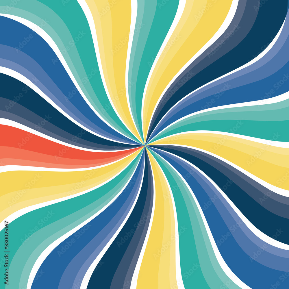 Sunburst Pattern. Radial background