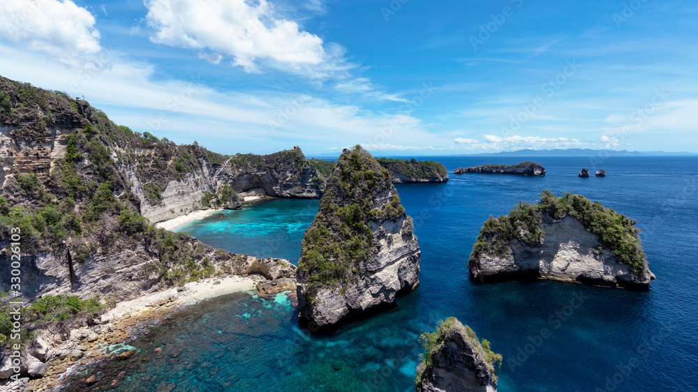 Fototapeta premium View of the beach diamond