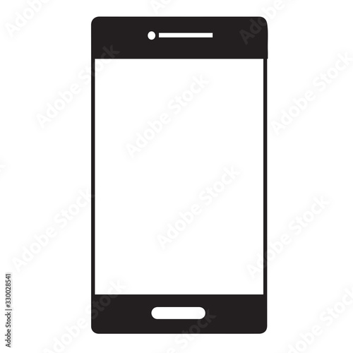 smartphone Icon Vector black