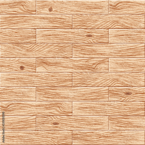 Light brown wood plank texture seamless pattern. Realistic wooden boards. Vector illustration nature template for design, web, decor, app