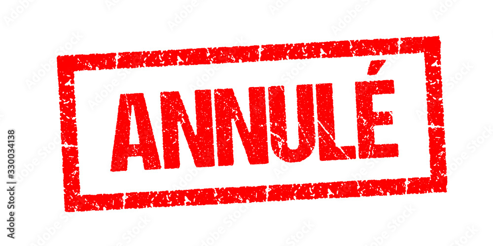 Tableau sur toile Annulé