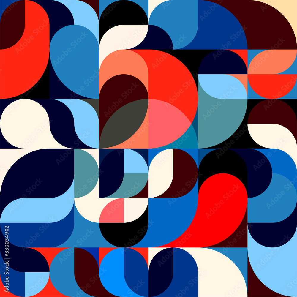 Vector pattern of geometric elements in a modern style for background design, print, social networks, packaging, textile, web. Vector pattern of geometric elements in a modern style for background design, print, social networks, packaging, textile, web.