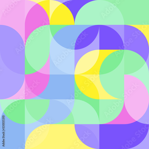 Vector pattern of geometric elements in a modern style for background design, print, social networks, packaging, textile, web.