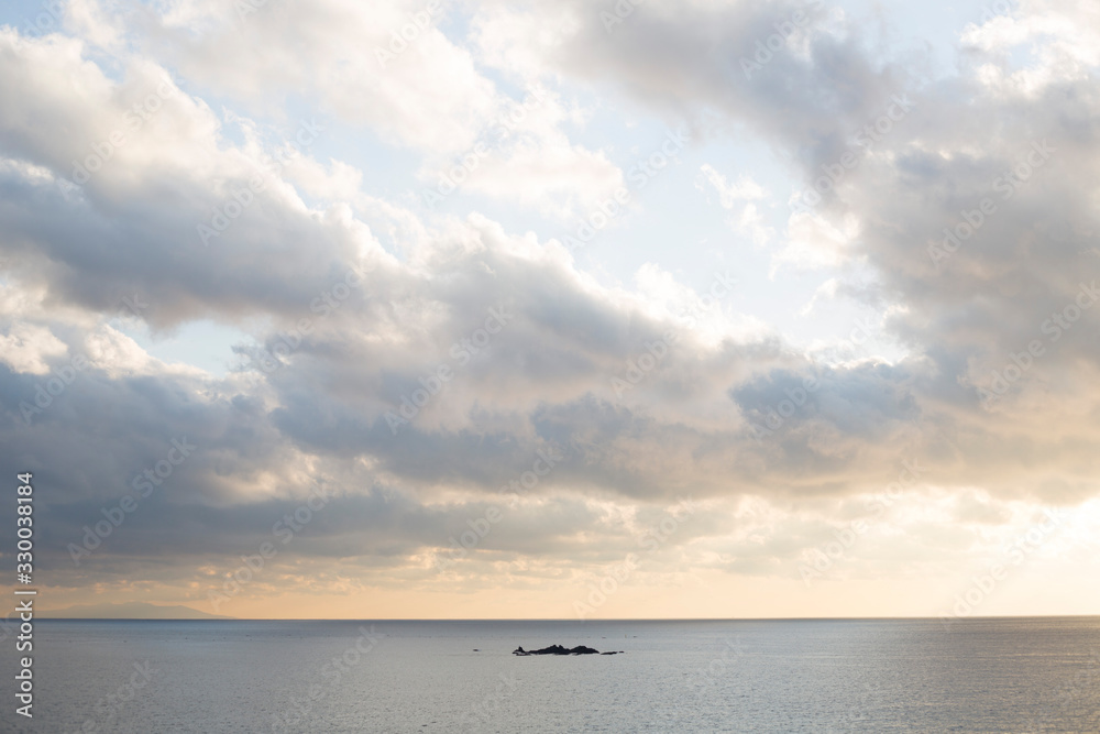海辺の夕日
海辺の夕日