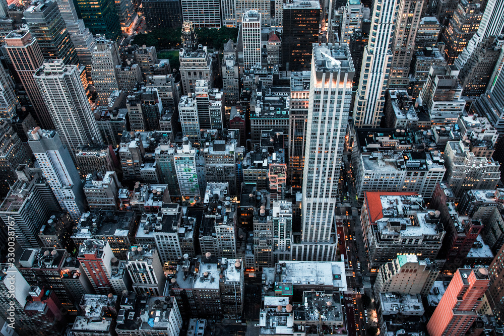 Fototapeta premium view of manhattan