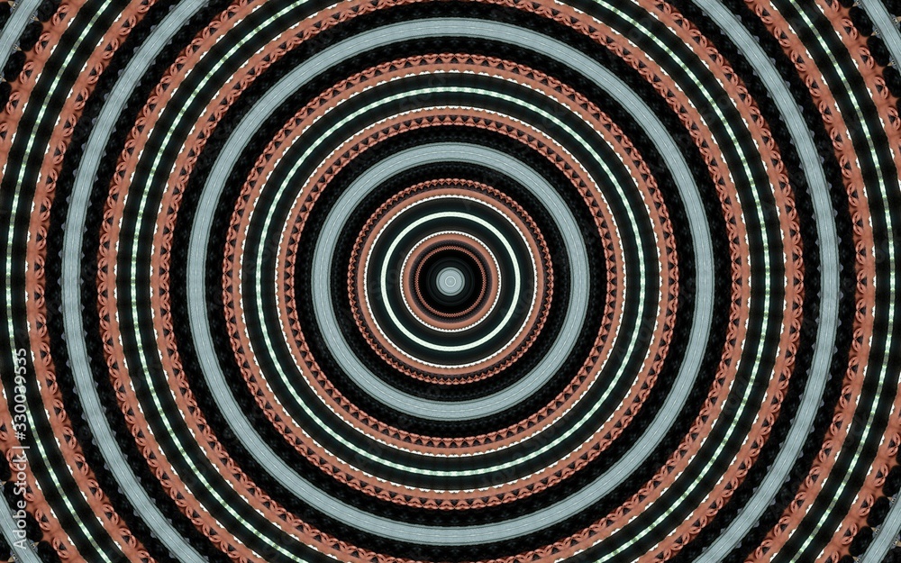 Seamless kaleidoscope pattern with a Mandala Seamless kaleidoscope pattern with a Mandala