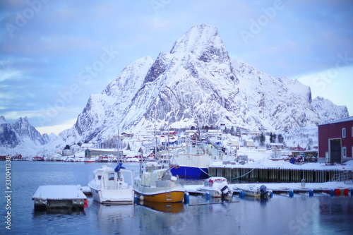 A small harbor in Reine Norway