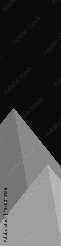 Abstract Random Placed Mountains Panorame Generative Art background illustration Abstract Random Placed Mountains Panorame Generative Art background illustration