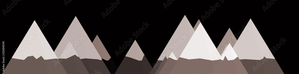 Abstract Random Placed Mountains Panorame Generative Art background illustration Abstract Random Placed Mountains Panorame Generative Art background illustration