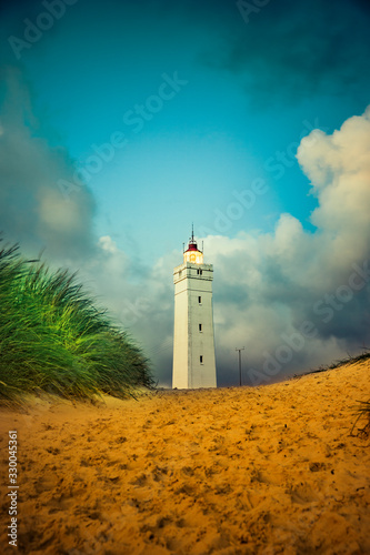 Blåvand Fyr Leuchtturm in Dänemark