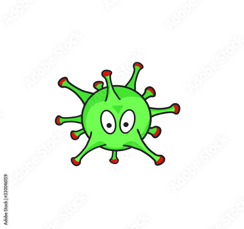 Un virus verde como el corona © Isra