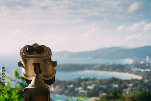 Coin operated binoculars View The Sea Thailand