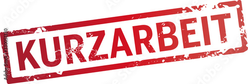 roter Stempel kurzarbeit