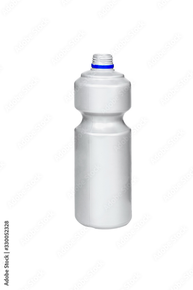 Gray plastic bottle Gray plastic bottle